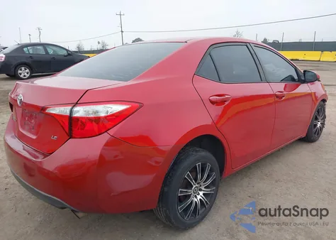 2016 Toyota Corolla Le z USA, uszkodzony, nr VIN 2T1BURHEXGC585574